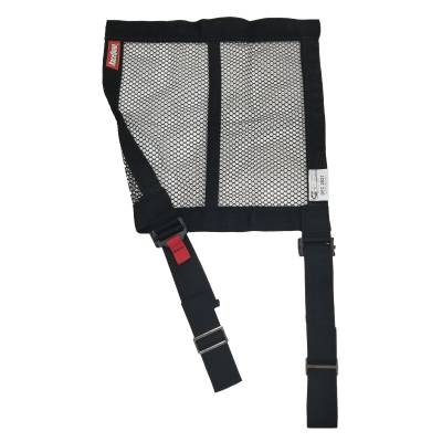 Racequip - RaceQuip 824991RQP Mesh Style Race Car Window Net w/2" Straps Black 15"H x 18"W