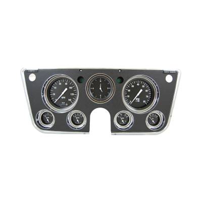Classic Instruments - Classic Instruments CT67HR Hot Rod Black 7-Gauge Set for 67-72 Chevy Trucks
