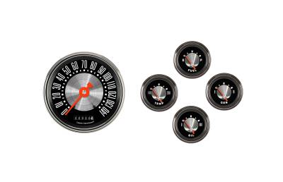 Classic Instruments - Classic Instruments FV61OE54 Gauge Set for 61-66 Ford Econoline Base