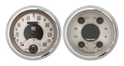 Classic Instruments - Classic Instruments CH51AN62 Gauge Set for 51-52 Chevrolet Bel Air