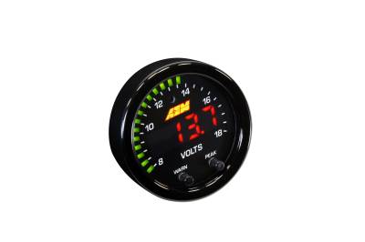 AEM Electronics - AEM Electronics 30-0303 Voltmeter Gauge