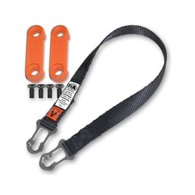 HANS Performance Products - HANS TK14317S Sliding Tethers Hans III Post Anchor Short 17"