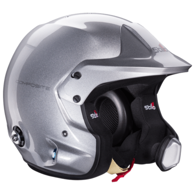 Stilo - Stilo AA0220BG2T54 Venti WRC X-Small Auto Racing Helmet Gloss Silver