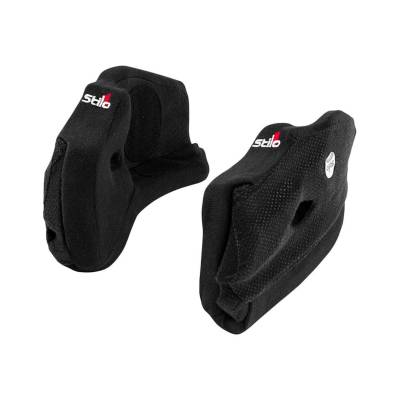 Stilo - Stilo YA0869MM33 Helmet ST5 Kart Replacement Cheek Pads 33mm Pair