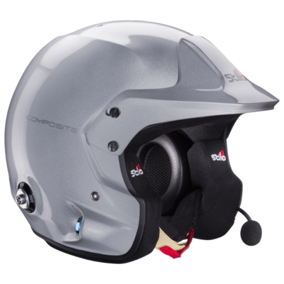 Stilo - Stilo AA0112EG2T54 Venti Trophy Plus X-Small Auto Racing Helmet Gloss Silver