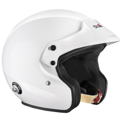 Stilo - Stilo AA0132AG2T57 Venti Sport Jet Medium Auto Racing Helmet Gloss White