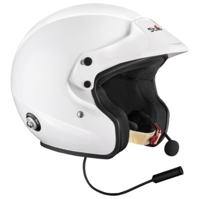 Stilo - Stilo AA0132HG2T55 Venti Sport Plus Small Auto Racing Helmet Gloss White