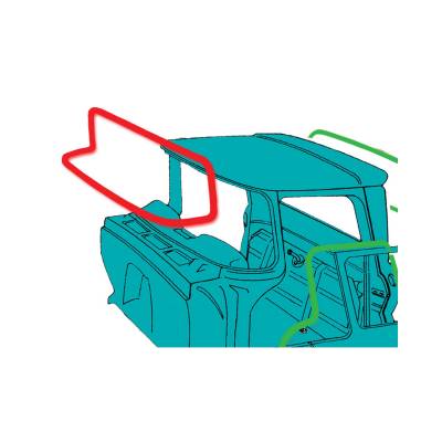 Brothers Trucks - Brothers Trucks W063000STANDARD Chevrolet & GMC Windshield Seal