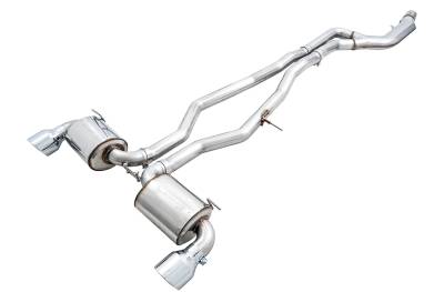 AWE Tuning - AWE Tuning 3020-32058 Exhaust System for 20-26 GR Supra Hatchback 3.0 RWD