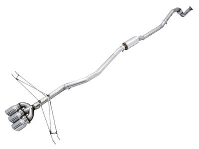 AWE Tuning - AWE Tuning 3020-52008 Exhaust System for 17-20 Honda Civic Si 1.5 FWD