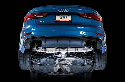 AWE Tuning - AWE Tuning 3025-43072 Exhaust System for 15-20 Audi S3 Sedan 2.0 AWD
