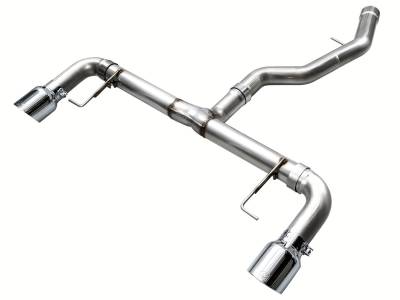 AWE Tuning - AWE Tuning 3020-32429 Chrome Axle-Back Exhaust for BMW Coupe/Sedan 2.0 AWD/RWD