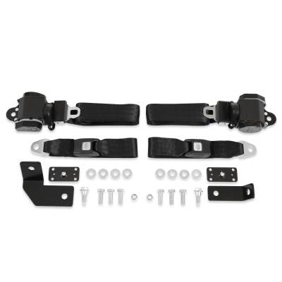 Brothers Trucks - Brothers Trucks BELTKT4-3BLACK Seat Belt for Chevrolet & GMC