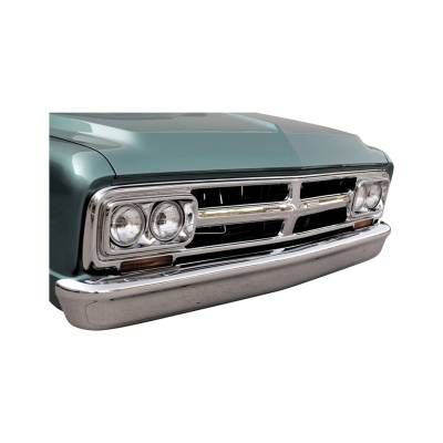Brothers Trucks - Brothers Trucks FRT72SMP Paintable Smoothie Front Bumper for 67-72 C/K Truck