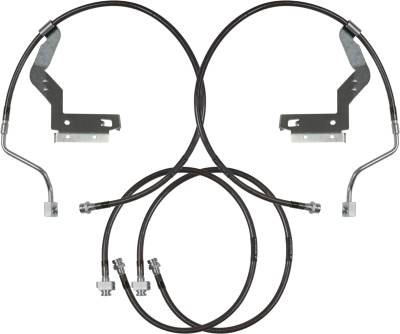 Carli Suspension - Carli CS-FORDBBL-55-23 5.5" SS Extended Brake Lines for 23-26 Ford F250/F350 4WD