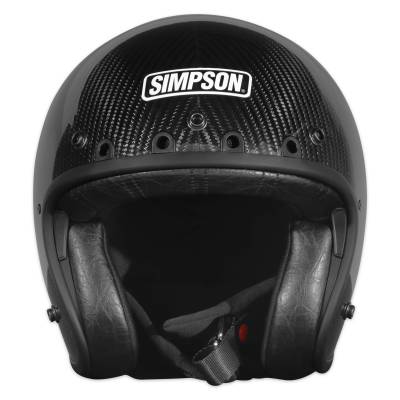 Simpson Motorcycle - Simpson Motorcycle CHOPC2X Chopper 2X-Large Motorcycle Helmet Carbon Fiber