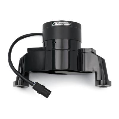 Proform - Proform 66225BK Electric Engine Water Pump Aluminum Black for Chevy SB Gen I V8