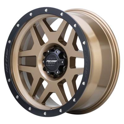 Pro Comp Wheels - Pro Comp Wheels PA41 PHASER 17x9 6x5.5 -6mm Matte Bronze/Black PXA9641-7983