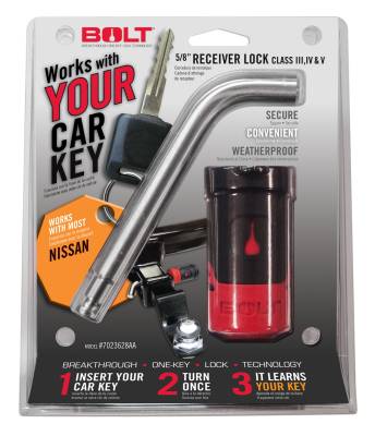 BOLT - BOLT 7023583 5/8" Receiver Lock for Nissan