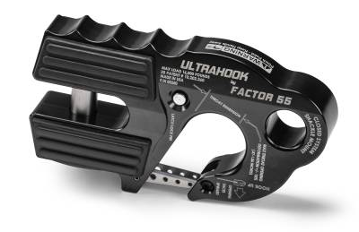 Factor 55 - Factor-55 00250-04 ULTRAHOOK Winch HOOK w/SHACKLE Mount BLACK
