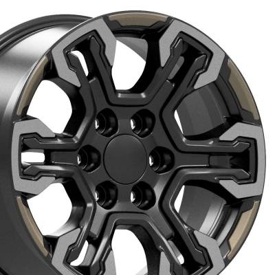 OE Wheels LLC - OE Wheels CV65 18x8.5 6x5.5 26mm Gloss Black/Machined CV65-18085-6550-26MB12
