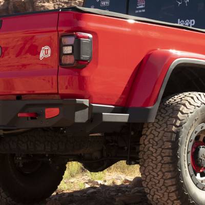 Rock Slide Engineering - Rock Slide BR-100-JT4 Rear Rock Sliders for 2020-2026 Jeep Gladiator JT