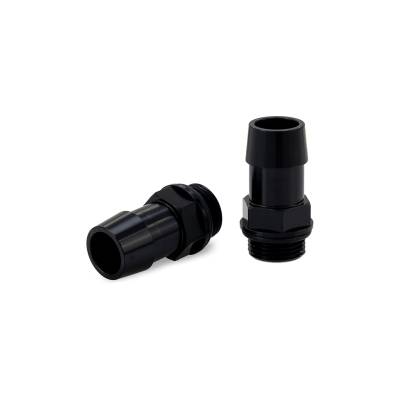 Mishimoto - Mishimoto MMFT-M20-34BK M20x1.5 3/4" Hose Barb Aluminum Fittings 2Pc