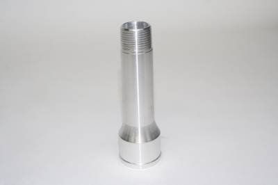 PRW - PRW 5292075 Electric Water Pump Fitting 3/4" NPT To 1.50" Hose Clear Anodized