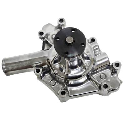 PRW - PRW 1431810 Hi-Perf Aluminum Water Pump for 69-85 Mopar 318-360 Polished