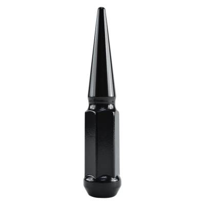 Metal Lugz - Metal Lugz 7000K6-BLK Spiked Lugz Black 19mm Steel 1/2" Thread 25 Lugs & 1 Key