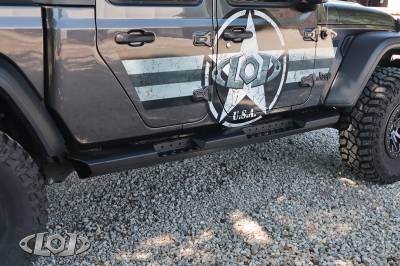 LoD Offroad - LoD Offroad JRS2014 Destroyer 4DR Rocksliders for Jeep Gladiator JT