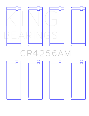 King Engine Bearings - King Bearings CR4256AM Connecting Rod Set for Dodge/Chrysler SRT 4 Turbo