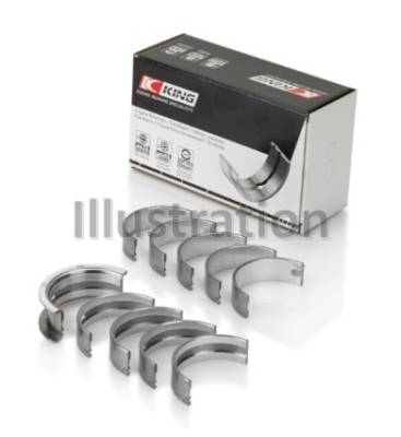 King Engine Bearings - King Bearings MB5505SI 010 Main Bearing for Ford V8 351CI 5.8L 400CI 6.6L 16V