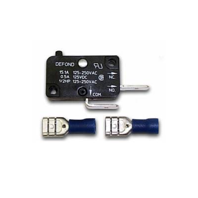 TCI Automotive - TCI 618012 Backup Light Switch 1-Way Push Button ON-OFF Black