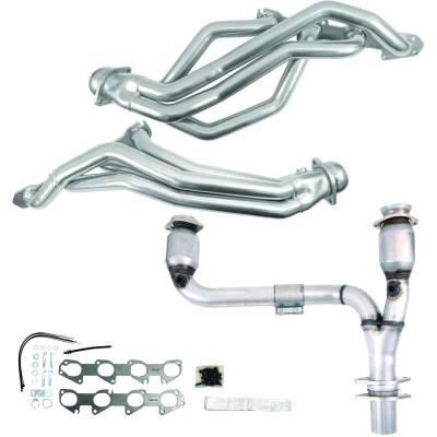 BBK Performance Parts - BBK Performance 19503 5.7 1.75" Long Tube Headers Silver for 09-26 RAM 1500