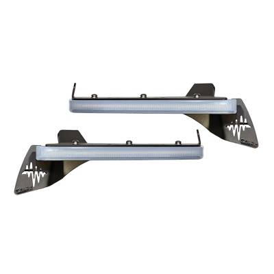 Quake LED - Quake LED QTE1043 9.5x0.75" Slim Chop Kit for Jeep Wrangler JL/Gladiator JT