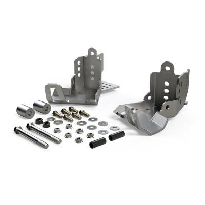Falcon Shocks - Falcon Shocks 36-07-01-300 Bolt-On HD Rear Shock Skid Plate Kit for Jeep JK