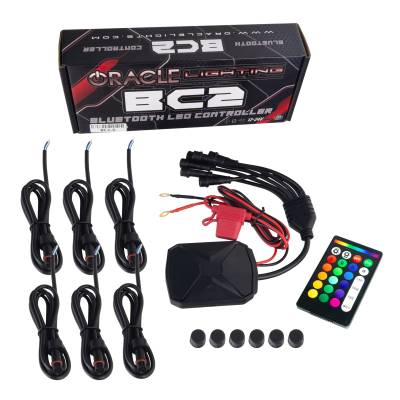 Oracle Lighting - Oracle BC2-6 BC2 Bluetooth ColorSHIFT RGB LED Controller 6 Output