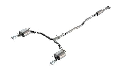 Borla - Borla 140967 S-Type Cat-Back Exhaust System for 20-24 Toyota Camry TRD 3.5L