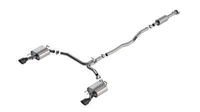 Borla - Borla 140967BC S-Type Cat-Back Exhaust System for 20-24 Toyota Camry TRD 3.5L