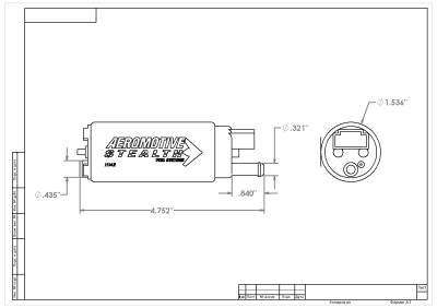 Aeromotive Fuel System - Aeromotive Fuel System 11542 Electric Fuel Pump for Acura Eagle Ford & Honda
