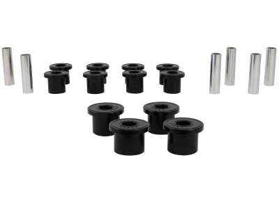 Whiteline - Whiteline W73820 Leaf Spring & Shackle Bushing Kit Front for 87-95 Jeep Wrangler