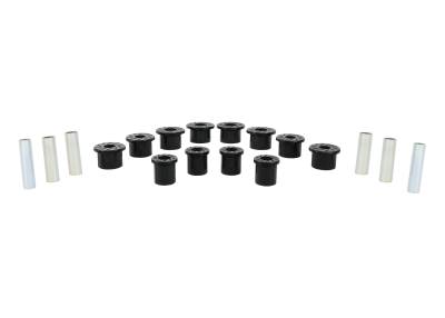 Whiteline - Whiteline W73823 Rear Leaf Spring Eye Front & Rear Bushing for Dodge Mega Cab