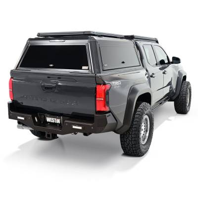 Westin - Westin 58-422785 Black Pro-Series Rear Bumper for 24 Toyota Tacoma