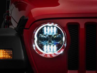 Raxiom - Raxiom J171705 Axial Series 9" Angel Eye LED Headlights