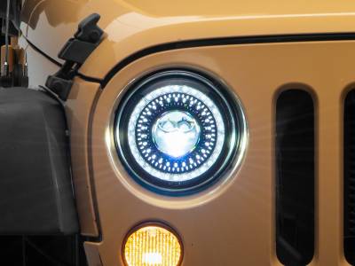 Raxiom - Raxiom J167194 Axial Series 7" Dragon Eye LED Headlights