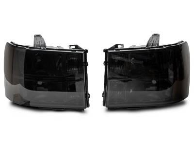 Raxiom - Raxiom S518299 Axial Series Smoke Lens Replacement Headlights 07-14 GMC Sierra