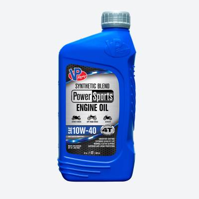 VP Racing Fuels - VP Racing Fuels 2935 VP POWERSPORTS 4T SYNTHETIC BLEND SAE 10W-40 Quart