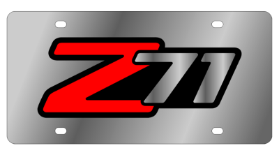 Eurosport Daytona - Eurosport Daytona 1331-1 Stainless License Plate Chevrolet Z71 Logo