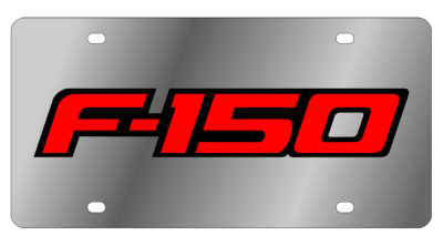 Eurosport Daytona - Eurosport Daytona 1505N-4RW Stainless License Plate Ford F150 Logo